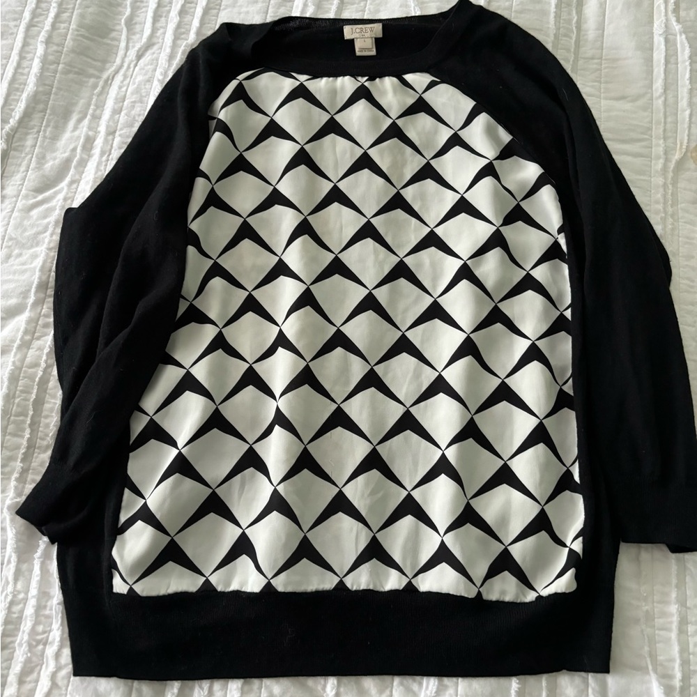 J Crew sweater shirt size L